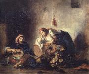 Eugene Delacroix Jewish Musicians of Mogador oil painting artist